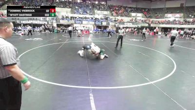 150 lbs Wyatt Hastings, Osceola vs Dominic Viebrock, Saint Croix Falls