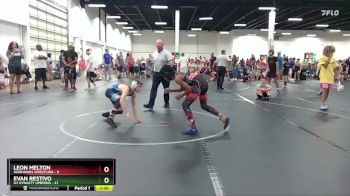 96 lbs Round 1 (4 Team) - Evan Restivo, U2 Dynasty Uprising vs Leon Melton, Warhawks Wrestling