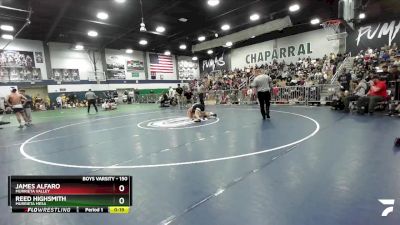 150 lbs 3rd Place Match - James Alfaro, Murrieta Valley vs Reed Highsmith, Murrieta Mesa