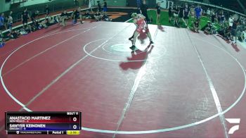 132 lbs Quarters & Wb (16 Team) - Anastacio Martinez, New Mexico vs Sawyer Keinonen, Oregon 2