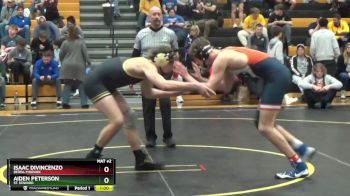 157 lbs 3rd Place Match - Isaac DiVincenzo, Berea-Midpark vs Aiden Peterson, St. Edward