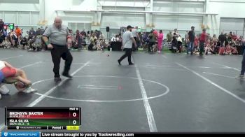 84 lbs Round 2 (8 Team) - Bronsyn Baxter, 84 Athletes vs Isla Silva, South Hills