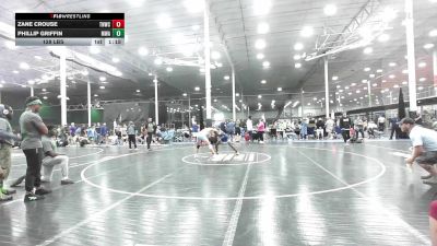 128 lbs Rr Rnd 1 - Zane Crouse, Team Nauman Silver Fox - HSC vs Phillip Griffin, Myland Wrestling Academy - HSC