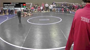 138 lbs Champ. Round 1 - Jaden Eisagholian, Calvary Chapel vs Justin Leonard, Hillsboro