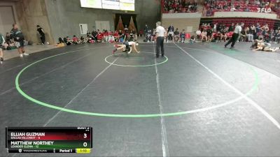 138 lbs Semis (4 Team) - Matthew Northey, Leander Glenn vs Elijah Guzman, Dallas Hillcrest