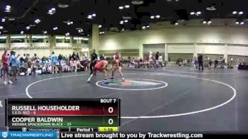 138 lbs Champ Round 1 (16 Team) - Russell Householder, S.E.O. Red vs Cooper Baldwin, Indiana Smackdown Black