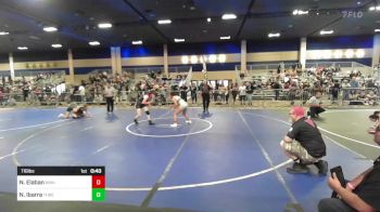 116 lbs Consi Of 16 #2 - Nylah Elaban, Ainapaa Wrestling Team vs Natalie Ibarra, Threshold WC