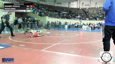 101 lbs Round Of 64 - McKinney Womack, Davis vs Sicilie Lomeli, Bethel