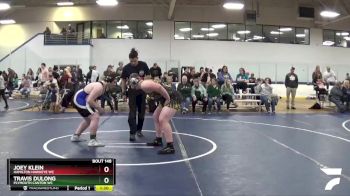 218 lbs 7th Place Match - Travis DuLong, Plymouth Canton WC vs Joey Klein, Hamilton Hawkeye WC