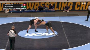 285 lbs 1st Place Match - Isaiah Vance, Pitt-Johnstown vs Ryan Herman, Maryville (MO)