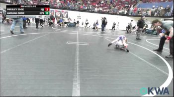 40 lbs Final - Presley Edge, Piedmont vs Ameliah Ortiz, Bridge Creek Youth Wrestling