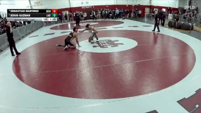 165 lbs Semifinal - Sebastian Martinez, Corona Del Sol High School vs Jesus Guzman, Lakeside