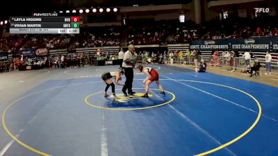 G 107 lbs Cons. Round 2 - Layla Higgins, Riverdale Girls vs Vivian Martin, St. Michael The Archangel Girls