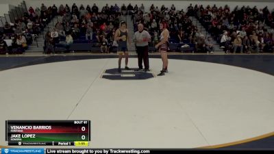 132 lbs Champ. Round 1 - Jake Lopez, Sonora vs Venancio Barrios, Fontana