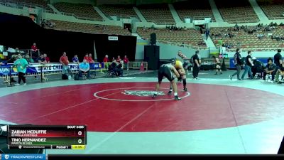 D3-165 lbs Cons. Round 2 - Zabian McDuffie, Estrella Foothills vs Tino Hernandez, Marcos De Niza