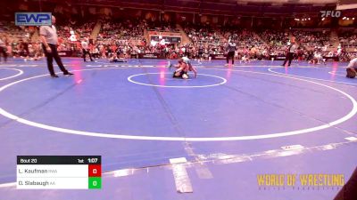 64 lbs Round Of 64 - Levi Kaufman, Roundtree Wrestling Academy vs Owen Slabaugh, Alber Athletics