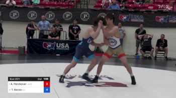 57 kg Final - Alexander Penzkover, LaCrosse Area Wrestlers vs Thomas Banas, Illinois