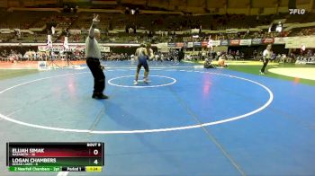 165 lbs Quarters & Wb (16 Team) - Elijah Simak, Nazareth vs Logan Chambers, Ocean Lakes