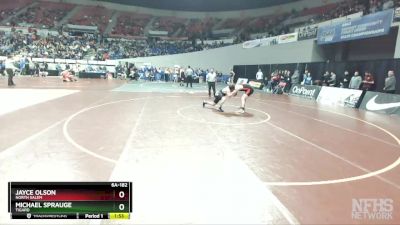 6A-182 lbs Champ. Round 1 - Jayce Olson, North Salem vs Michael Sprauge, Tigard