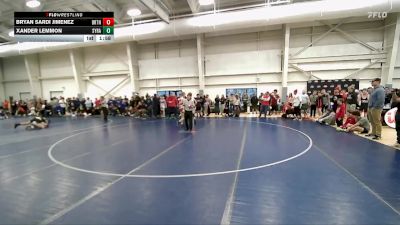 120 lbs Cons. Round 5 - Bryan Sardi Jimenez, Brighton vs Xander Lemmon, Syracuse