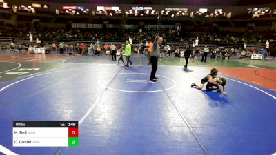 60 lbs Round Of 16 - Henry Bell, Northern Burlington vs Cameron Ganiel, Upper Township