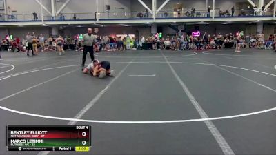 88 lbs Round 1 (8 Team) - Bentley Elliott, Mat Assassins Grey vs Marco ...