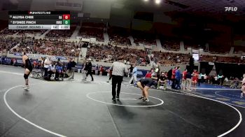 185-D2 Champ. Round 1 - Allysa Chee, Bagdad High School vs Sydnee Finch, Round Valley High School