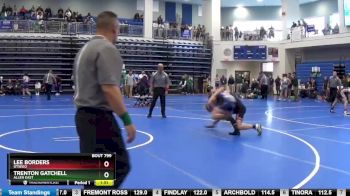 157 lbs Semifinal - Trenton Gatchell, ALLEN EAST vs Lee Borders, OTSEGO