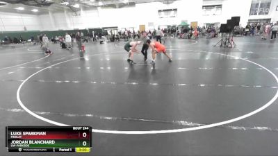 197 lbs Cons. Round 2 - Jordan Blanchard, UW-Parkside vs Luke Sparkman, Findlay