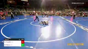 85 lbs Rd Of 32 - Austin Trusnik, Strongsville WC vs Maddox Moore, Oklahoma Wrestling Academy