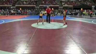 73 lbs Cons. Round 6 - Jacob Alley, Tongue River Wrestling Club vs Andrew Rau, Darkhorse Wrestling Club