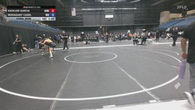 160 lbs Cons. Semi - Kaiulani Garcia, OSU Cowgirl Wrestling Club vs Mohagany Casel, Wayland Baptist University