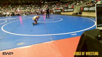 100 lbs Semifinal - Kohen Martin, Catoosa Youth Wrestling vs Maxon McMurtrie, Cowburn Wrestling Compound