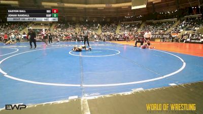 49 lbs Semifinal - Easton Ball, NWo Wrestling Club vs Johan Randall, Rampage