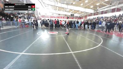 138 lbs 5th Place - Will Nixon, Wellesley vs Hadi Sibay, Shawsheen