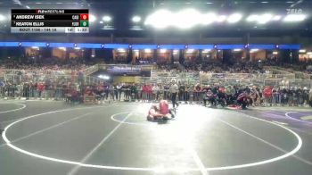 144 1A Quarterfinal - Keaton Ellis, Florida vs Andrew Isek, Cardinal Gibbons