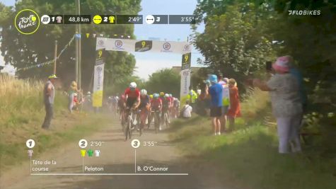 Arkea Samsic Fights To Lead Into Sector 9 On Stage 5 Of 2022 Tour De France