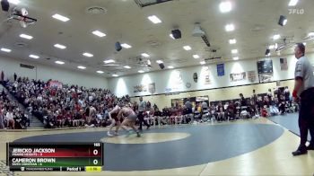 165 lbs Champ Round 1 (16 Team) - Cameron Brown, Faith Christian vs Jericko Jackson, Prairie Heights