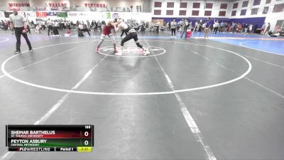 165 lbs Champ. Round 1 - Shemar Barthelus, St. Thomas University vs Peyton Asbury, Central Methodist