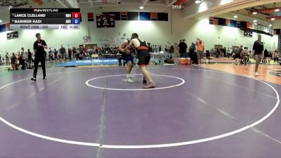 285 lbs 1st Place Match - Lance Clelland, Richmond Wrestling Club vs Basheer Hadi, Arlington Wrestling Club