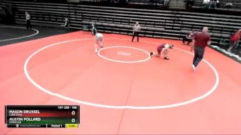 168 lbs Cons. Round 2 - Mason Drussel, Lone Peak vs Austin Pollard, Syracuse