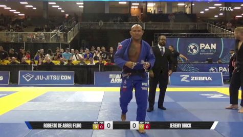 Jeremy Brick vs Roberto De Abreu Filho 2026 Pan Jiu Jitsu IBJJF Championship