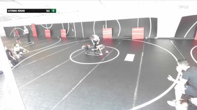 49 lbs Round 1 - Priscilla Garcia, Reign WC vs Liyana Khan, Threshold Wrestling Club