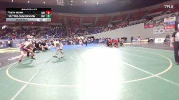 5A Boys 157 lbs Semifinal - Seth Wynn, Lebanon Boys vs Kutter Christensen, Crater Boys