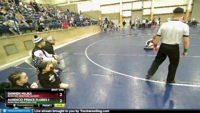 71 lbs Cons. Semi - Ausencio Prince Flores Iii, Idaho Gold Wrestling Club vs Gannen Majka, Black Fox Wrestling Academy