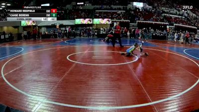 50 lbs Cons. Semi - Caige Berens, Shepherd Wrestling Club vs Howard Redfield, Glasgow Wrestling Club