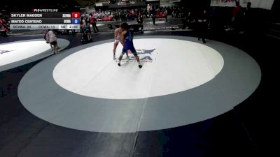 157 lbs Skyler Madsen, SCVWA - Santa Clara Valley Wrestling Association vs Mateo Centeno, OCWA - Orange County Wrestling Association
