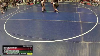 86 lbs Quarterfinal - Samuel Romney, Shootbox vs Taggart Shepherd, Payson Lions Wrestling Club