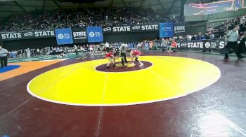 Girls 1B/2B/1A 105 Champ. Round 2 - Malia Riojas, Granger (Girls) vs Katalina Ortiz-Williams, Omak (Girls)