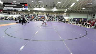 160 lbs Quarterfinal - Savannah Gomez, McKendree University vs Maria Sawiak, University Of Alberta